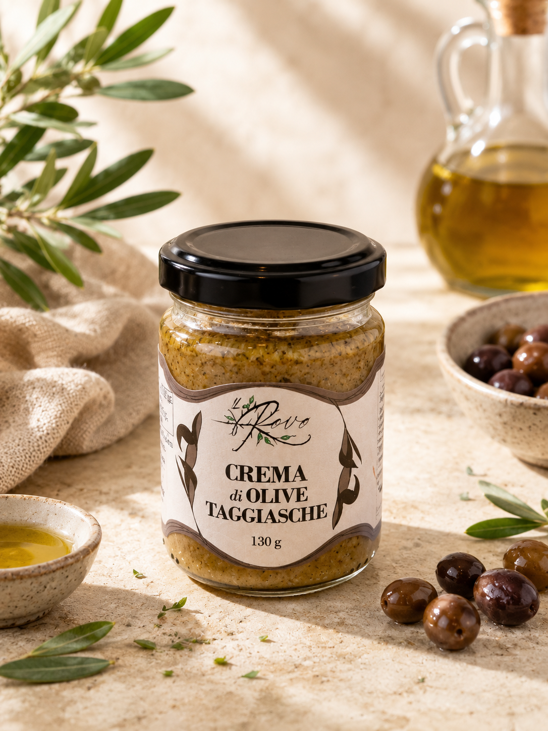 Crema di Olive Taggiasche, 130g