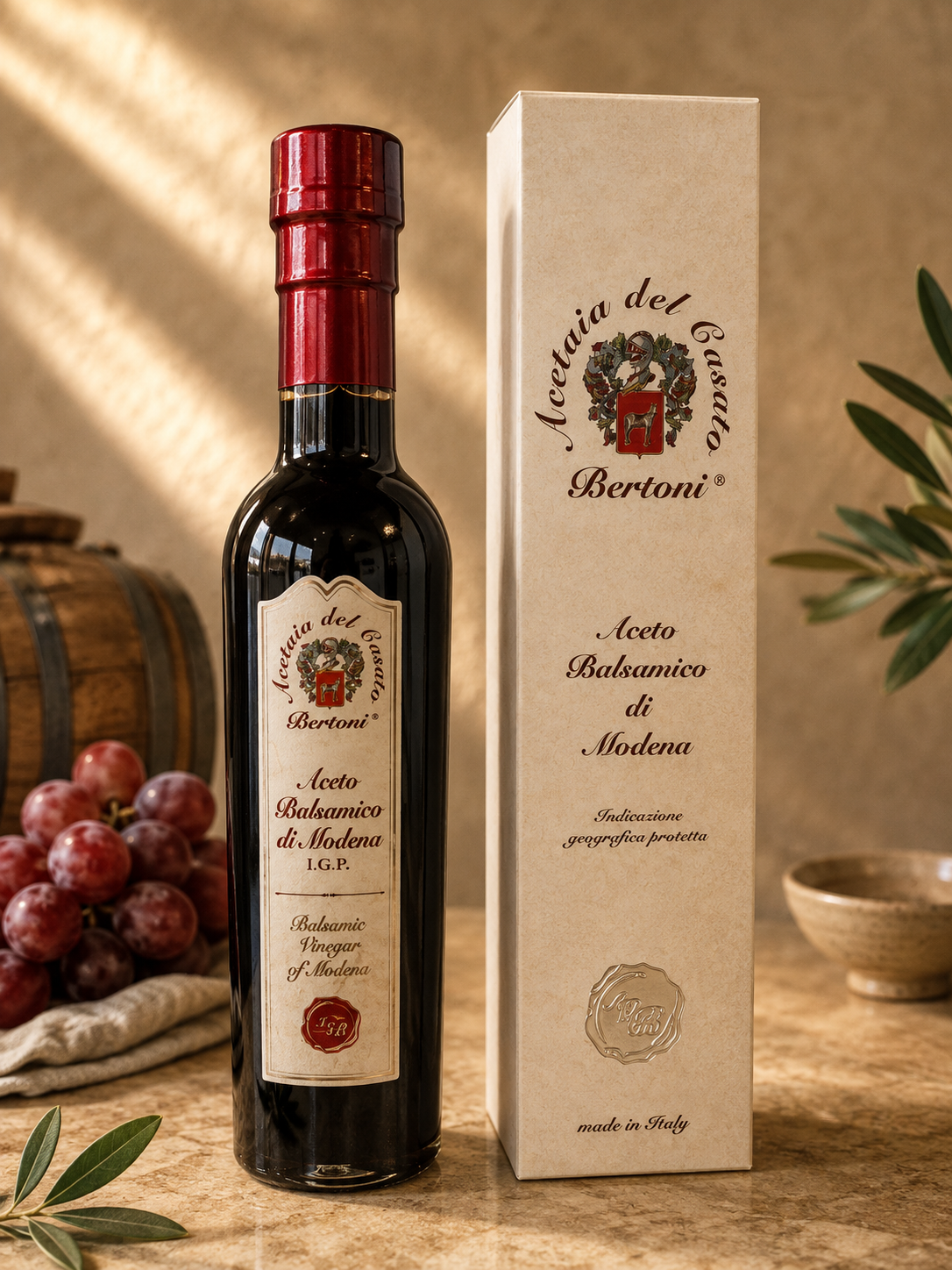 Bertoni Aceto Balsamico di Modena IGP argento, 250 ml