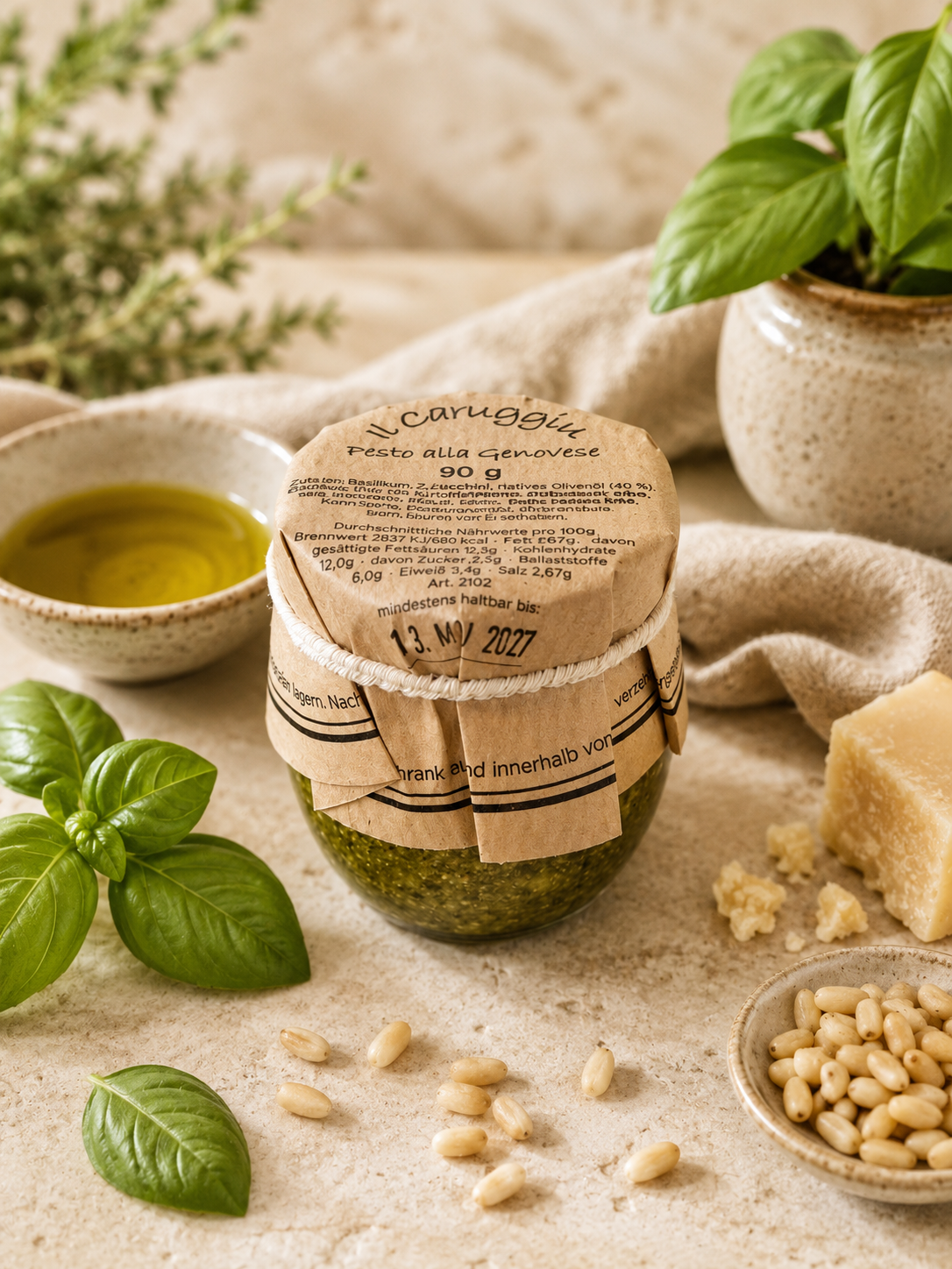 Pesto alla Genovese Il Caruggiu, 90g