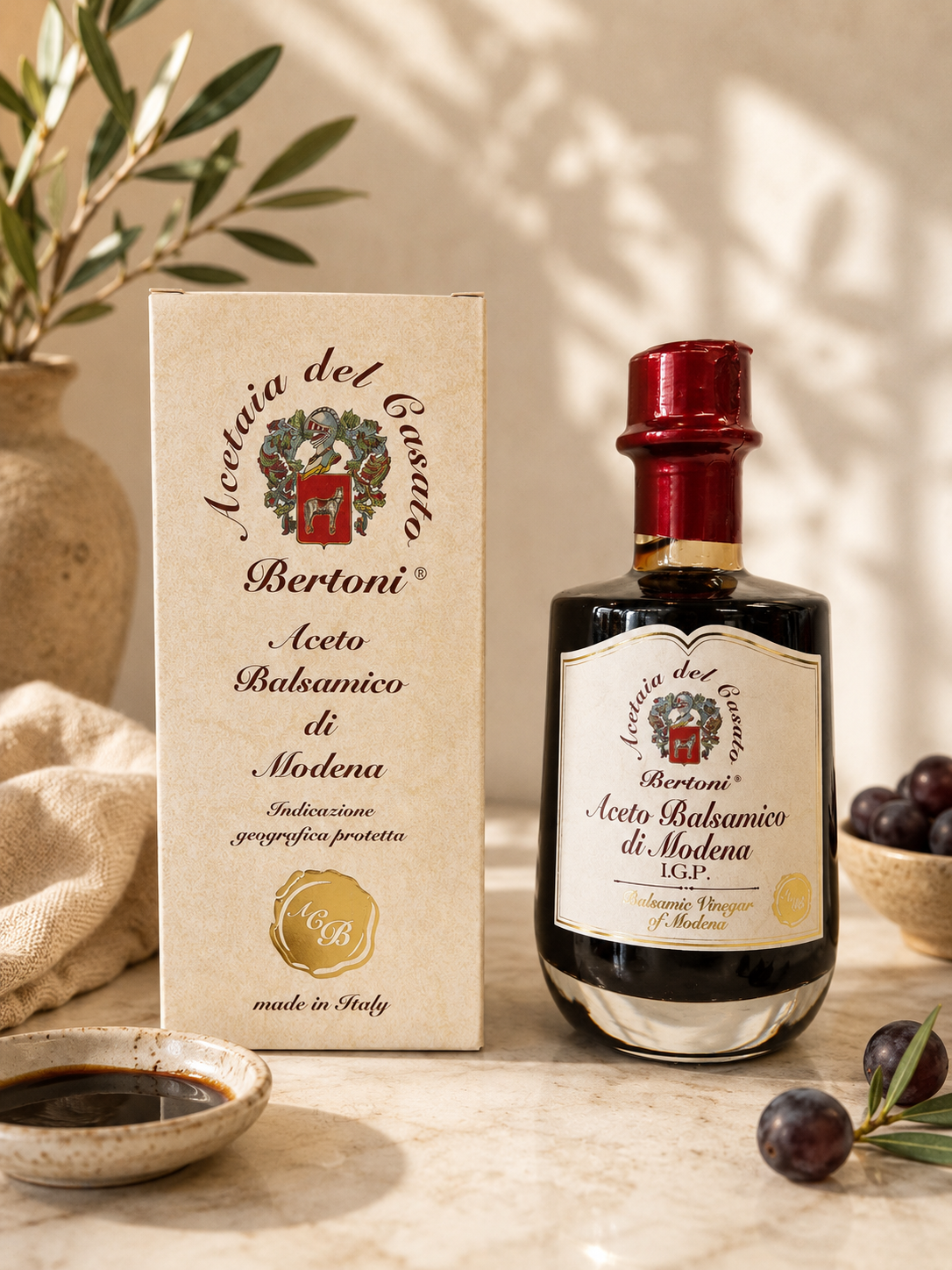 Bertoni Aceto Balsamico di Modena ORO IGP 10 Jahre, 250ml