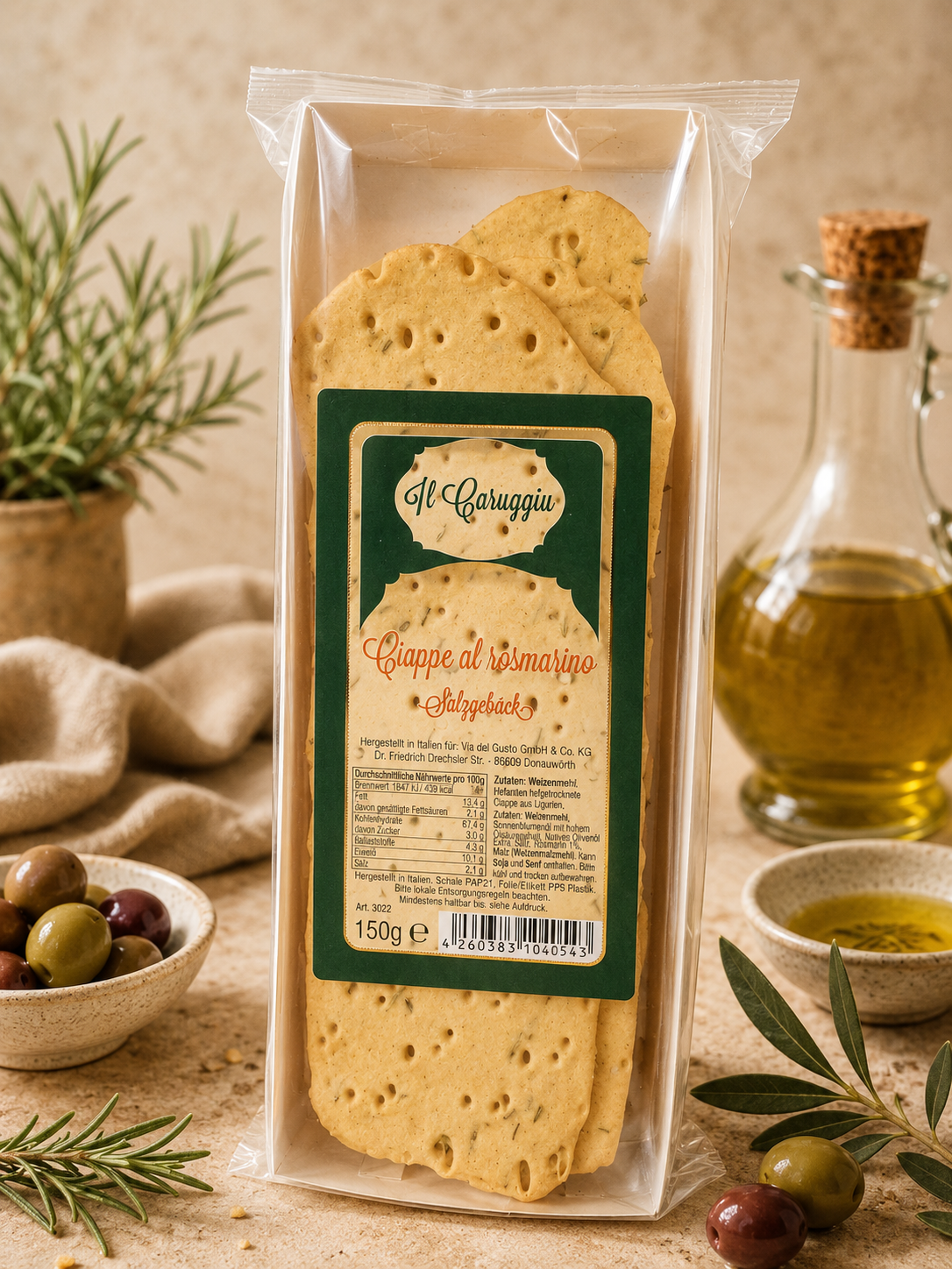 Ciappe al rosmarino, 150g