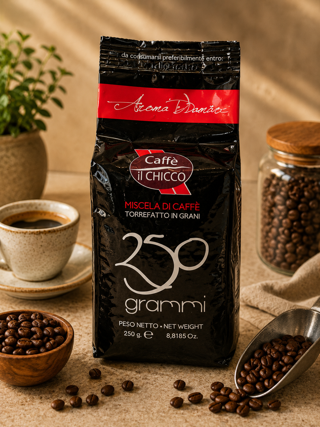Moka 90%Arabica / 10% Robusta gemahlen, 250g