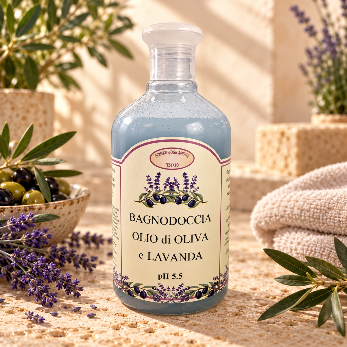 Duschgel Olive & Lavendel, 500ml